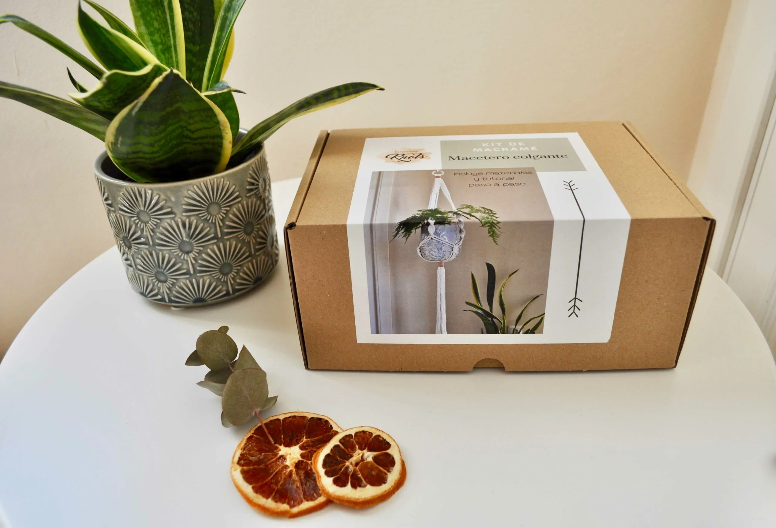 KIT DIY -Macetero colgante de macramé - Imagen 2