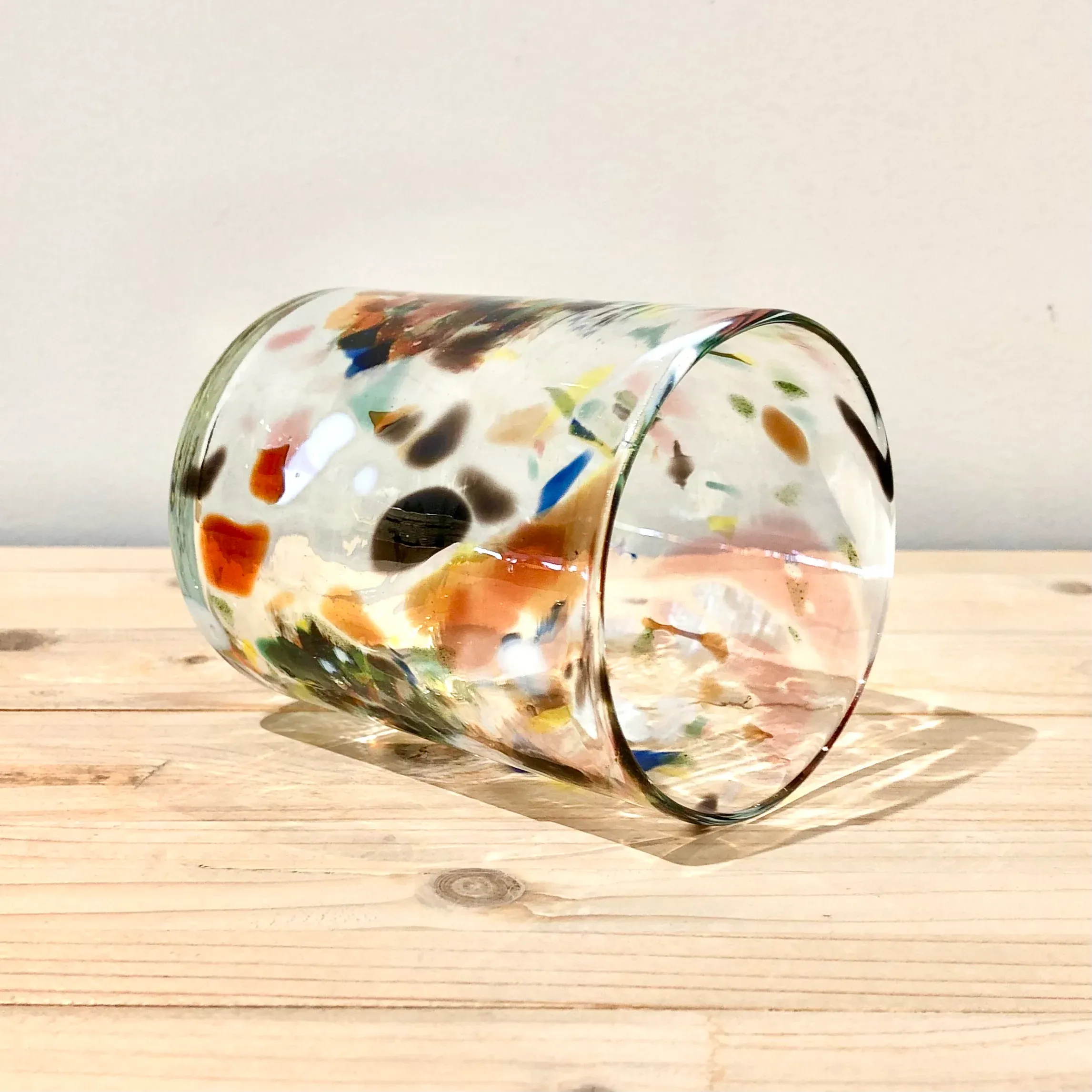 Vaso de agua / Manchas multicolor - Imagen 4