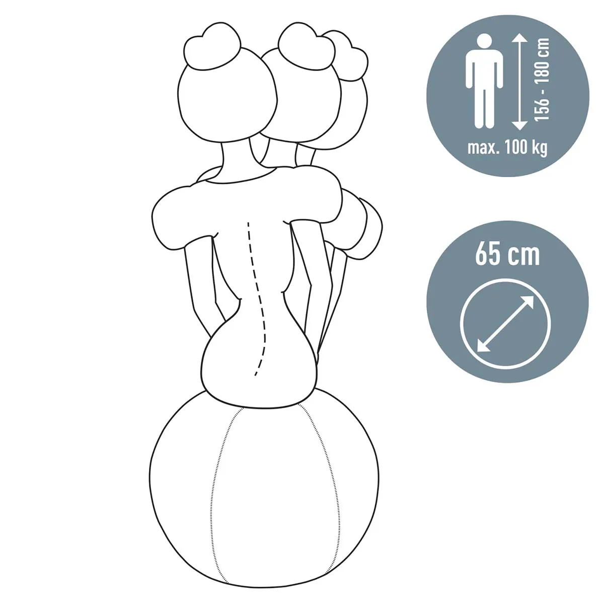 Balón ergonomico de asiento Leitz Ergo Cosy Active - Imagen 4