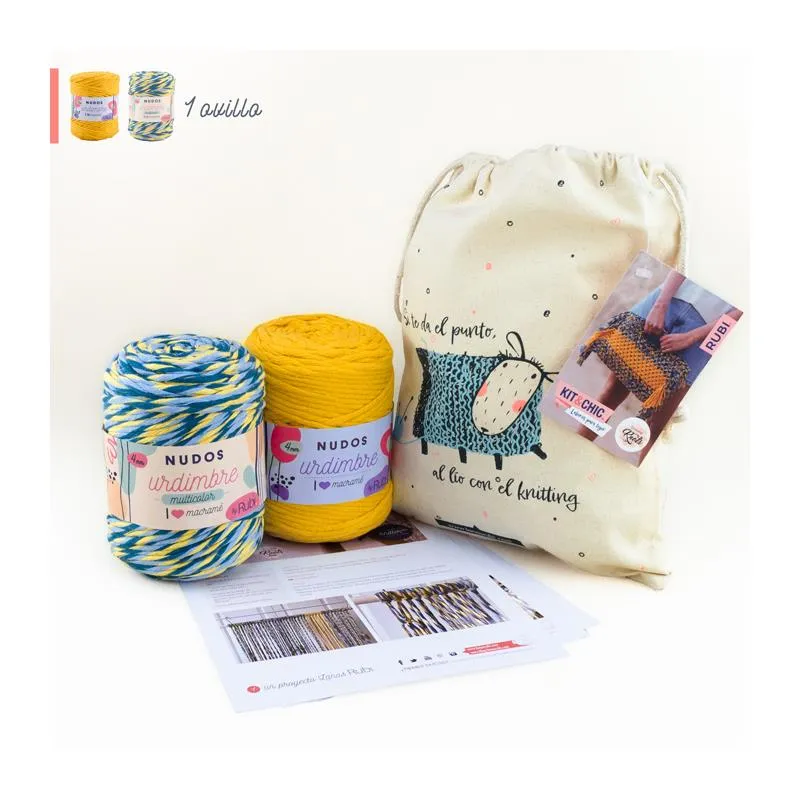 Bolso Vivían reversible IN&OUT – KIT macramé DIY - Imagen 4